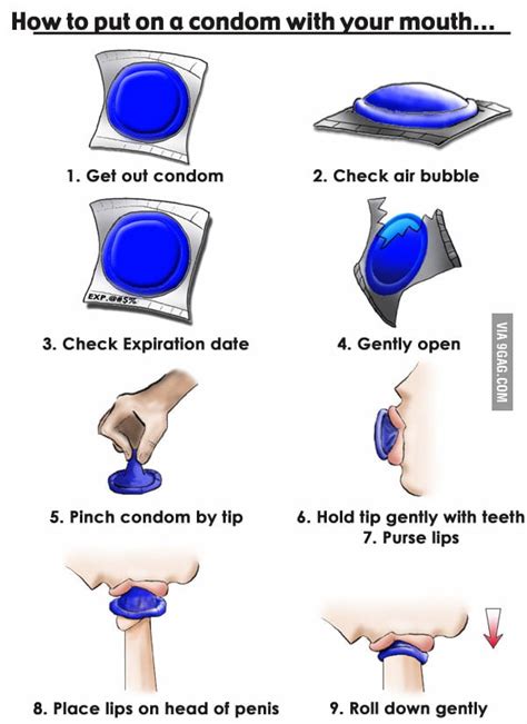 how to put a condom on with your mouth|5 Sexy Ways To Put On A Condom